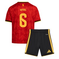 Stroje piłkarskie Belgia Axel Witsel #6 Koszulka Podstawowej dla dzieci MŚ 2026 Krótki Rękaw (+ szorty)